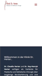 Mobile Screenshot of dr-herter.de