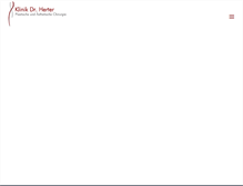 Tablet Screenshot of dr-herter.de